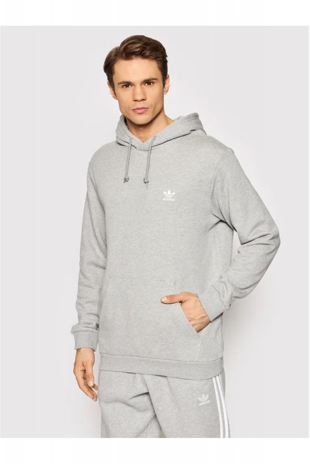 ESSENTIAL HOODY Adidas GREY FM9958