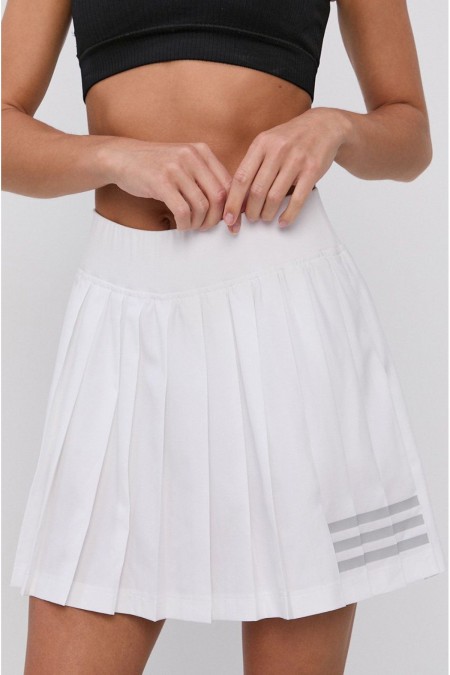 CLUB PLEATSKIRT Adidas WHITE_GREY GL5469