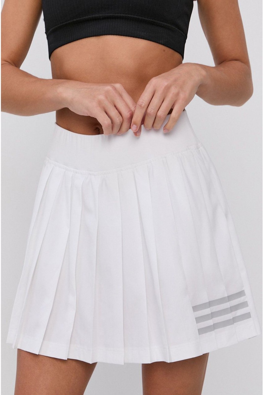 CLUB PLEATSKIRT Adidas WHITE_GREY GL5469