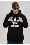 TREFOIL HOODY Adidas BLACK_WHITE H06667