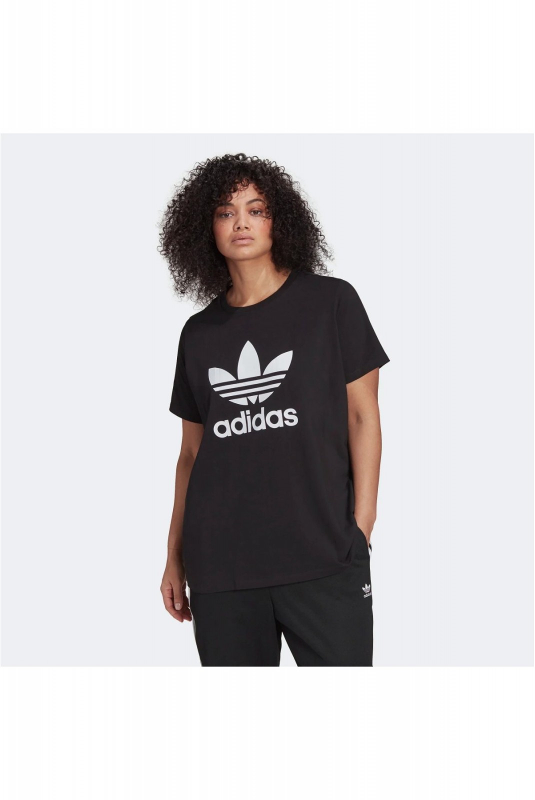 TREFOIL TEE Adidas BLACK H22798