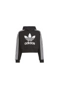 CROPPED HOODIE Adidas BLACK_WHITE H32337