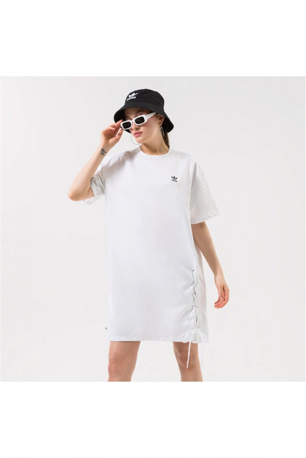 TEE DRESS Adidas WHITE HK5080