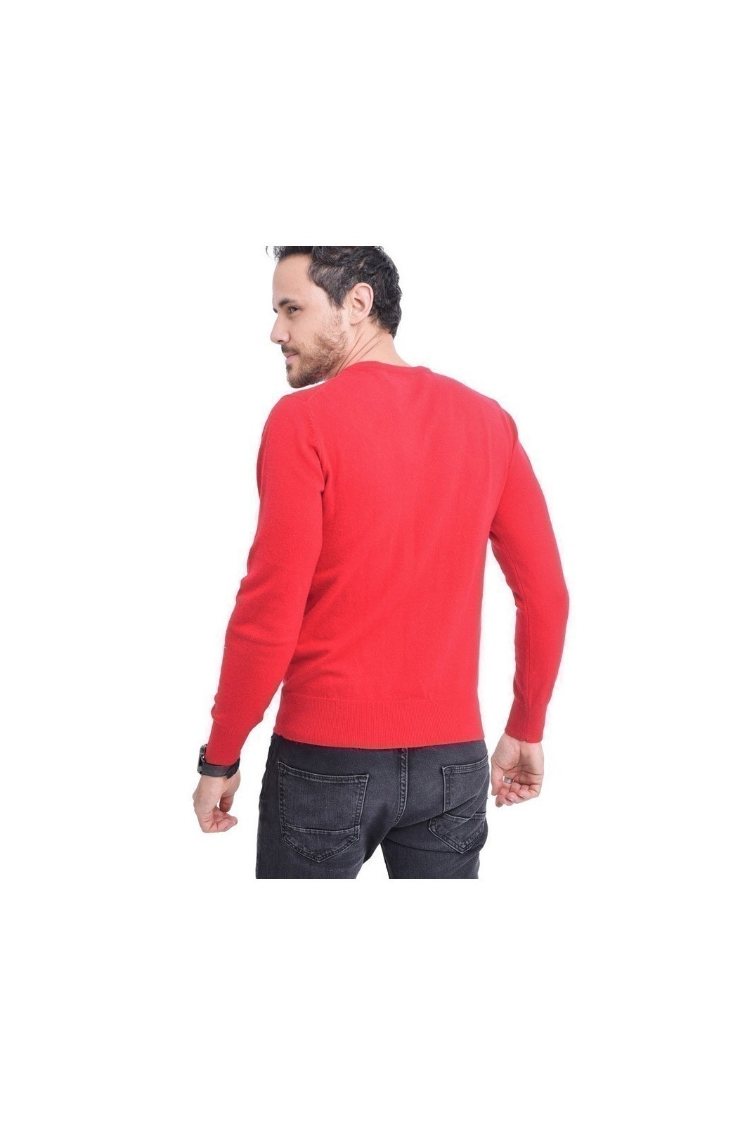 Pull Col V 2 Fils - Hermes - CJ30