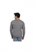 Pull Col Rond Blackberry En 3 Fils - Flanelle - CJ71