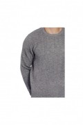 Pull Col Rond Blackberry En 3 Fils - Flanelle - CJ71