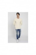 Pull Col Rond Blackberry En 3 Fils - Naturel - CJ71