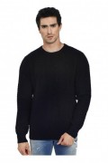 Pull Col Rond Blackberry En 3 Fils - Noir - CJ71