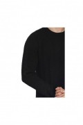 Pull Col Rond Blackberry En 3 Fils - Noir - CJ71