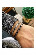 Set de bracelets - Black - JACK FERRERO - Pierre naturelle - JF01