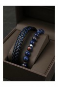 Set de bracelets - Blue - JACK FERRERO - Pierre naturelle - JF50