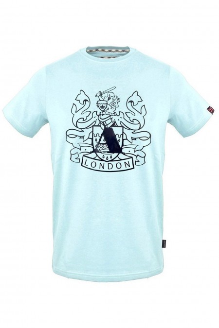 T-shirt - AQUASCUTUM - Sky Blue - T0062378