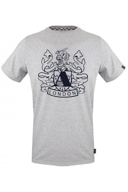 T-shirt - AQUASCUTUM - Grey - T0062394