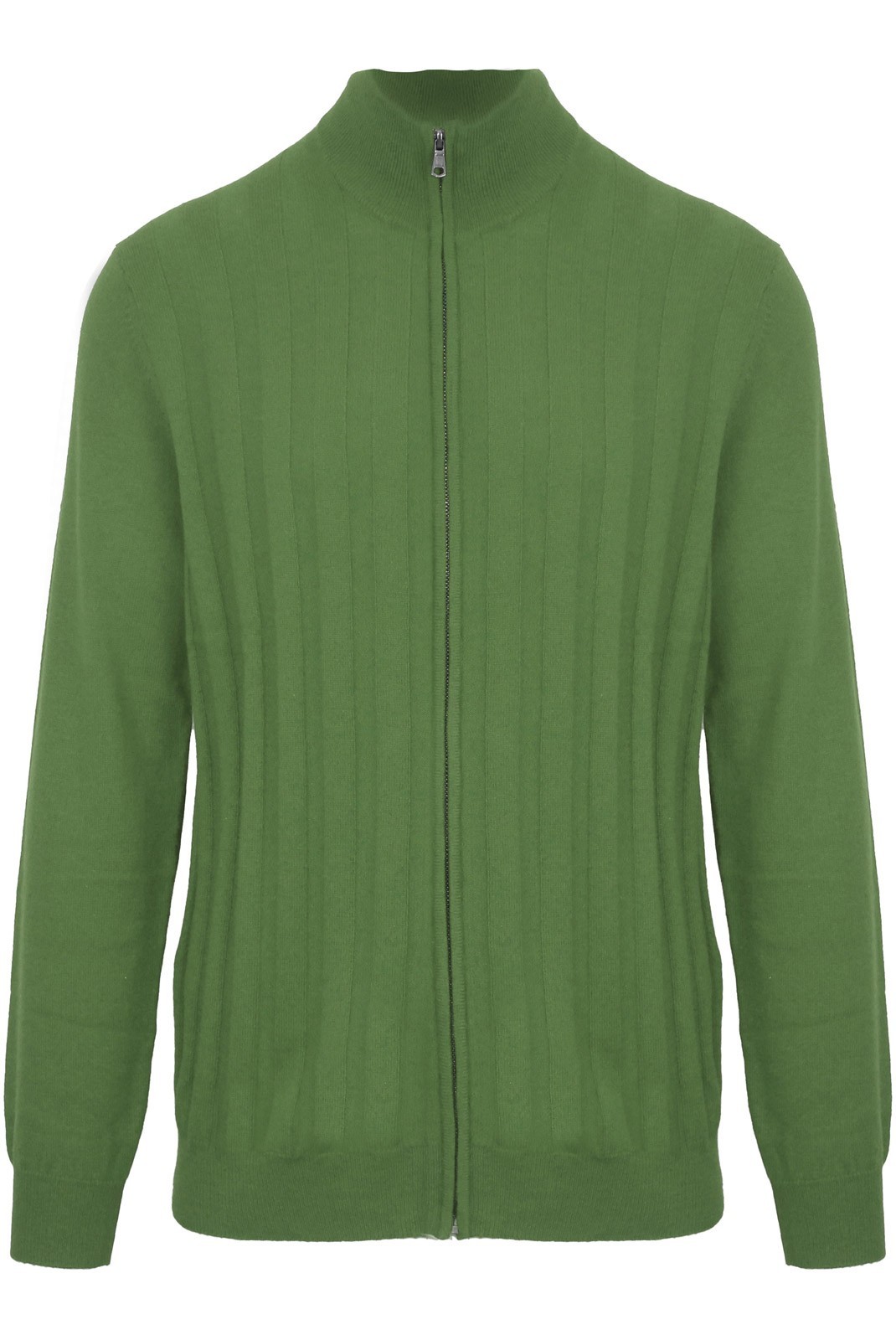 Cardigan zippé - MALO -  Verde - IUM049FCC12E0184