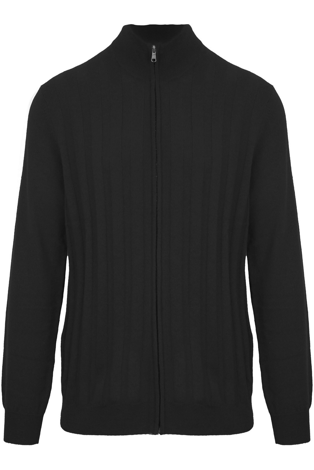 Cardigan zippé - MALO -  Black - IUM049FCC12E0502