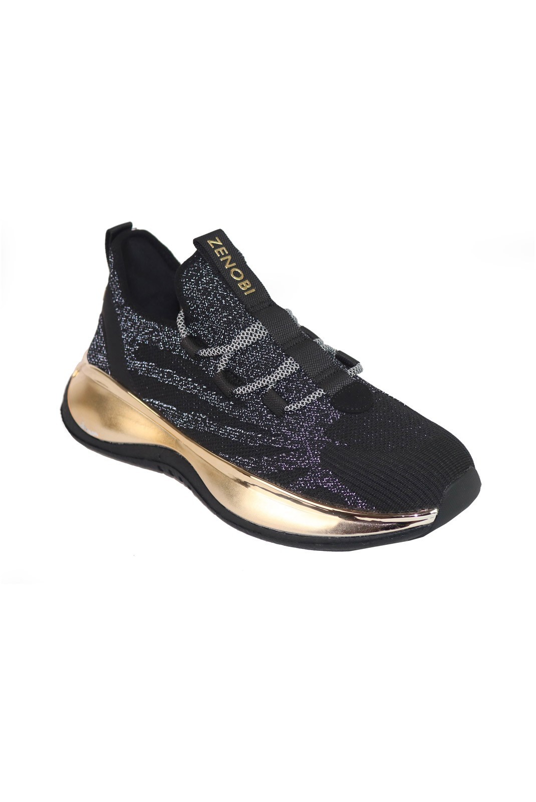 Sneakers - ZENOBI - Black/Gold - INT-ZE042998