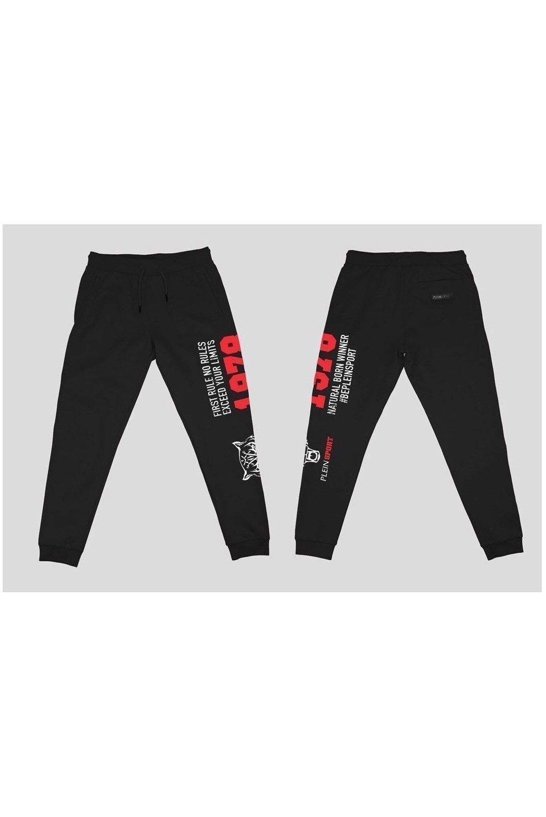 Pantalon - PLEIN SPORT - Black/Red - PFPS140298