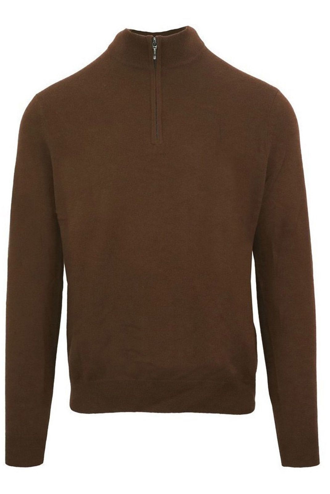 Pull col zip - ZENOBI - Brown - CRMZ5015