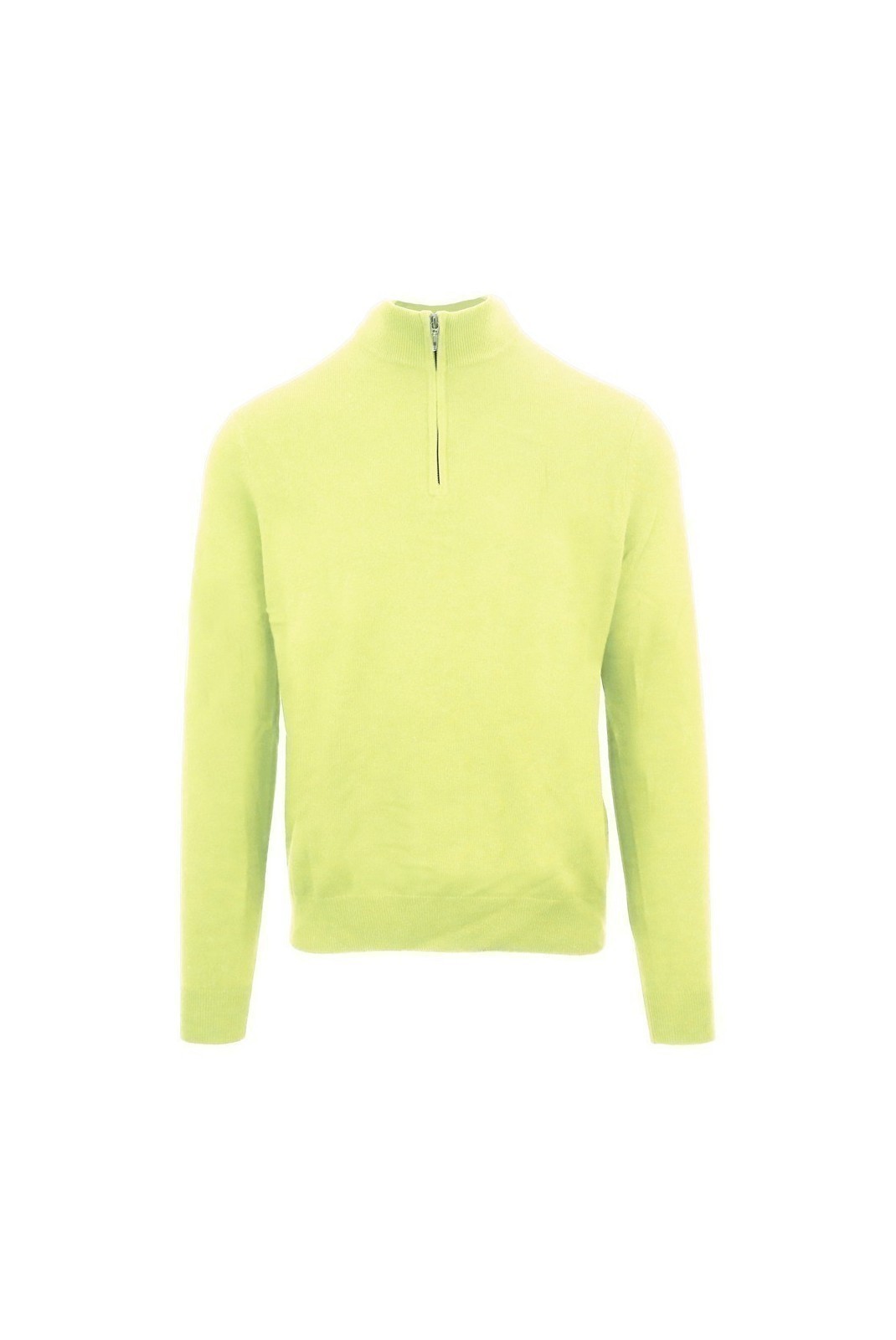 Pull col zip - ZENOBI - Giallo - CRMZ5030