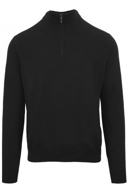 Pull col zip - ZENOBI - Black - CRMZ5099