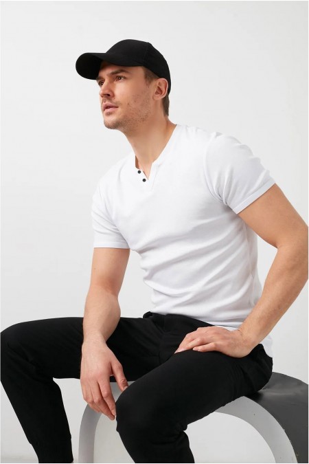 T-shirt - White - Buratti - BRT10