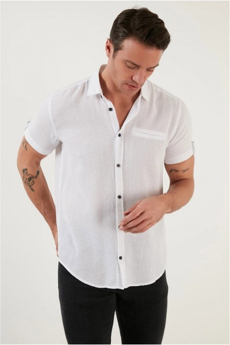 Chemise - White - Buratti - BRT17