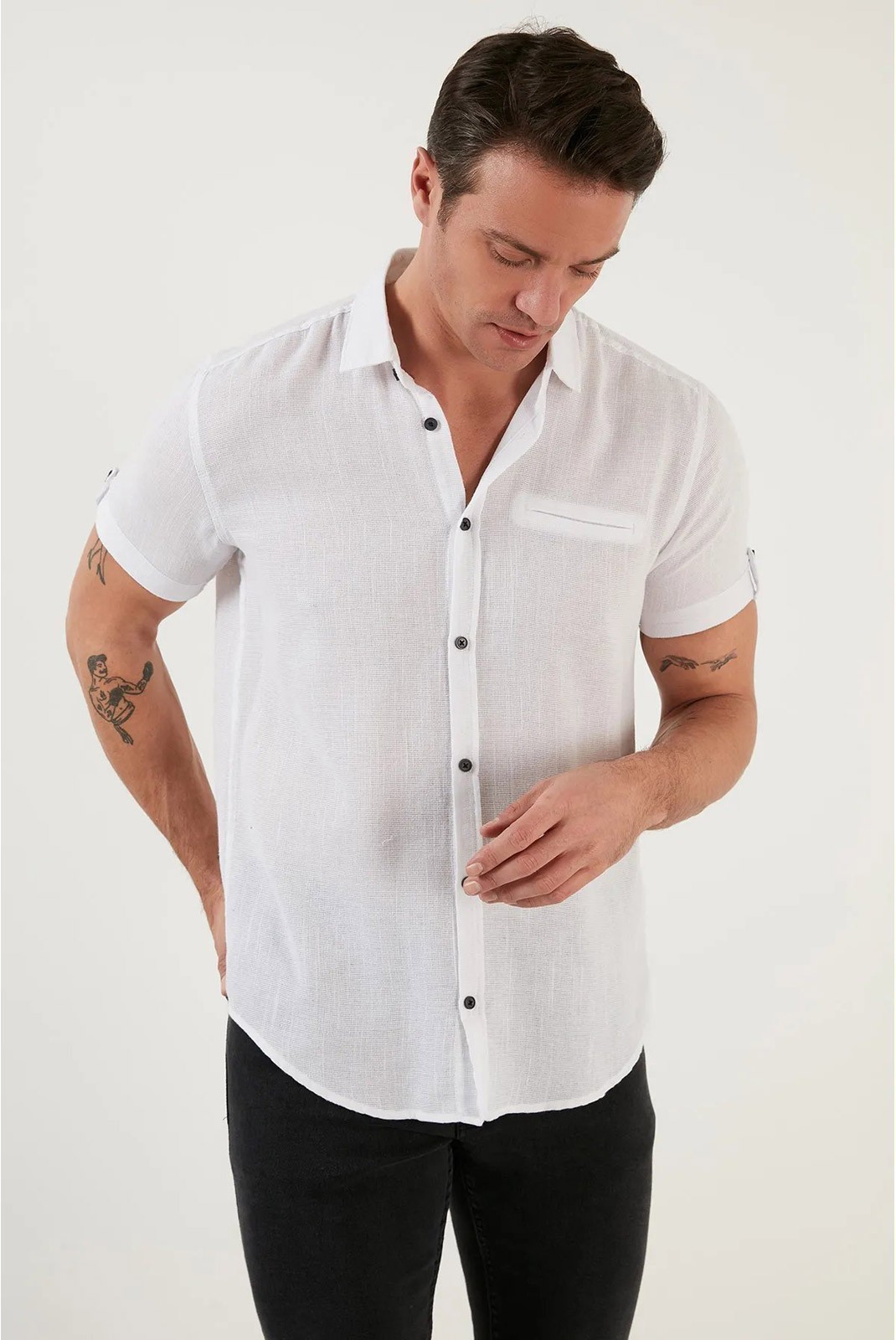 Chemise - White - Buratti - BRT17