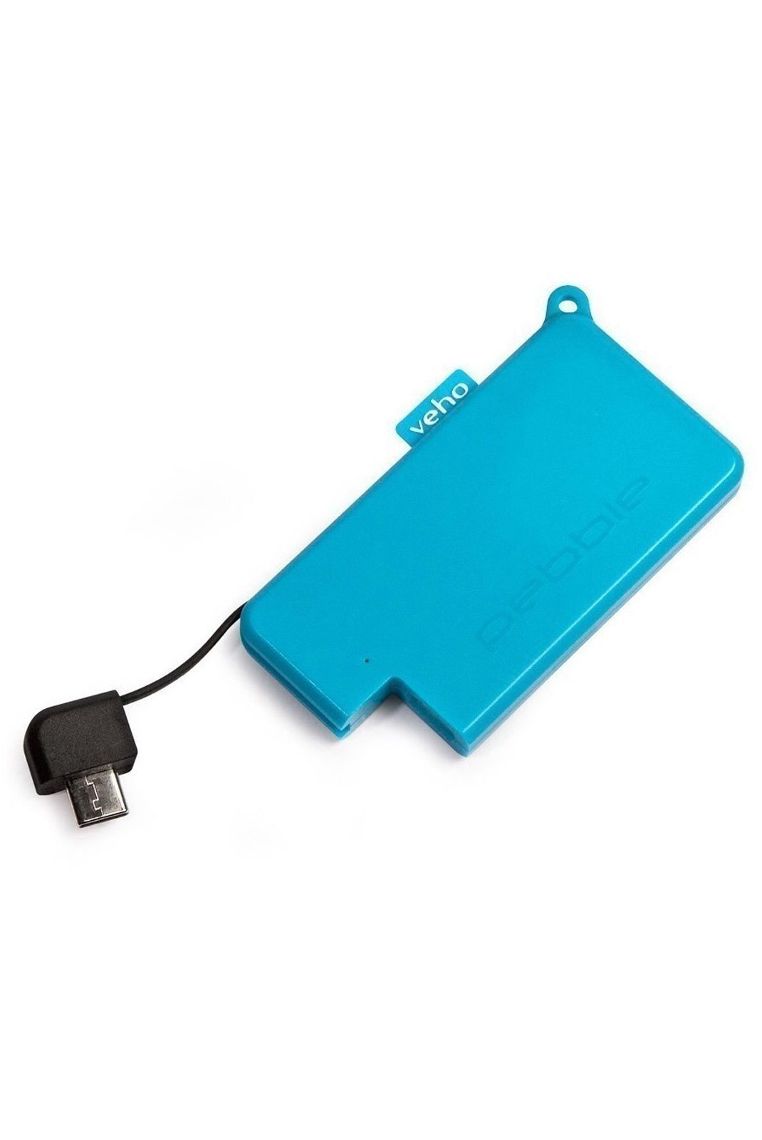 Powerbank porte-clés de taille micro Pebble Pokket 1000 mah Blue - VPP-015-PK-R