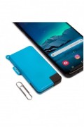 Powerbank porte-clés de taille micro Pebble Pokket 1000 mah Blue - VPP-015-PK-R