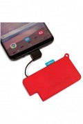 Powerbank porte-clés de taille micro Pebble Pokket 1000 mah Red - VPP-017-PK-RD