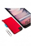 Powerbank porte-clés de taille micro Pebble Pokket 1000 mah Red - VPP-017-PK-RD