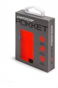 Powerbank porte-clés de taille micro Pebble Pokket 1000 mah Red - VPP-017-PK-RD