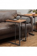 Table gigogne (3 pièces) - Oak / Grey - Ggmbczng0001 