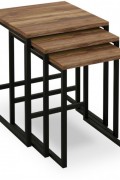 Table gigogne (3 pièces) - Oak / Black - Ggmbzgn001