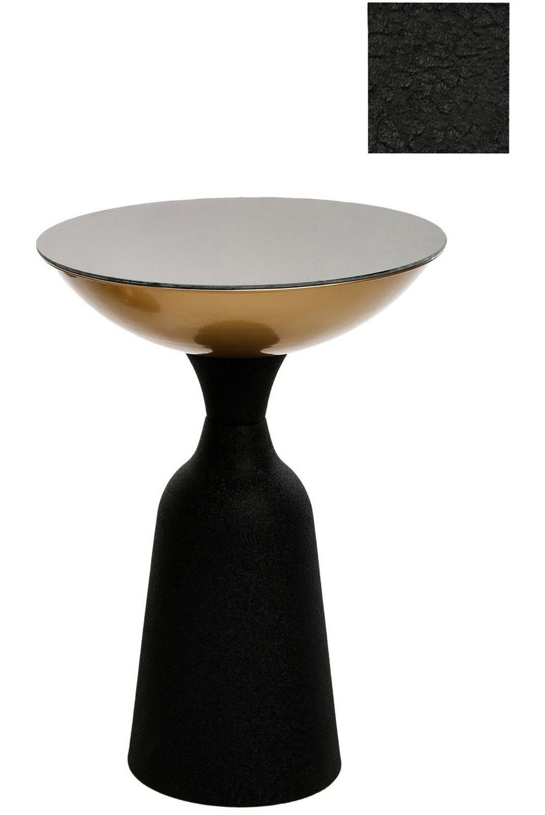 Table d'appoint - Gold / Black - 1006-1