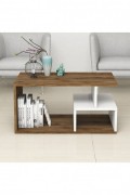 Table basse - Dark Walnut / White - Arte 2042