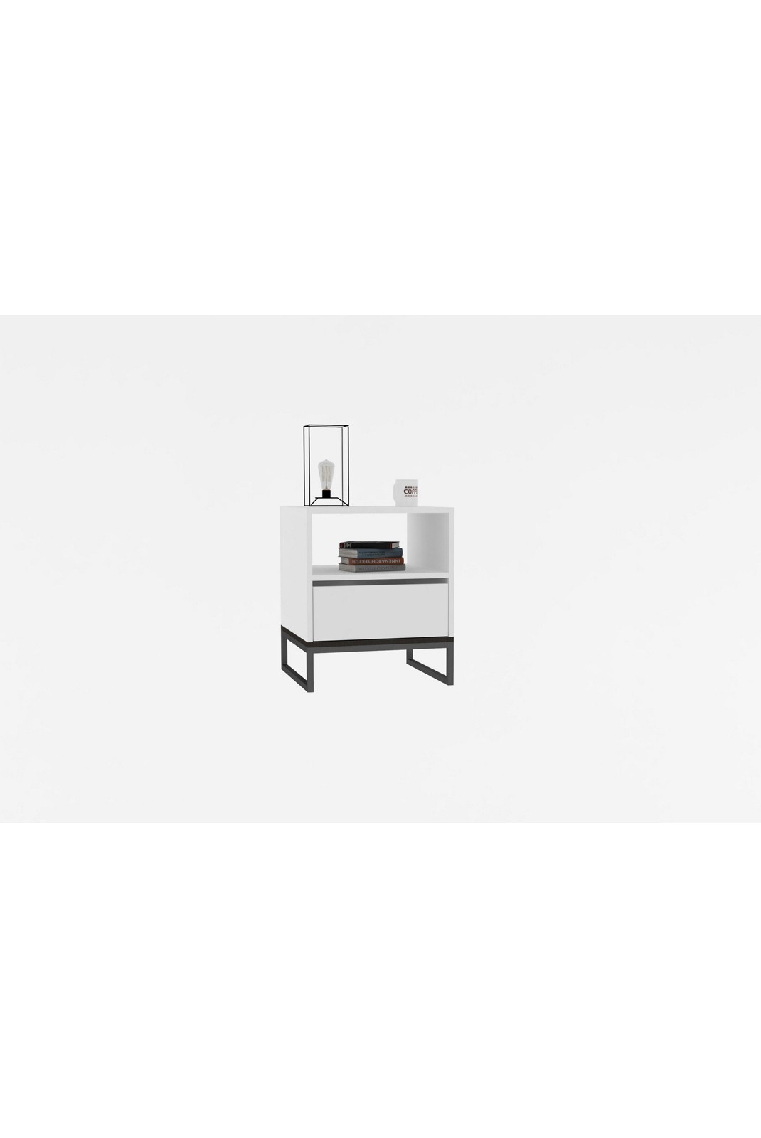 Table de nuit - White - Lindau - White