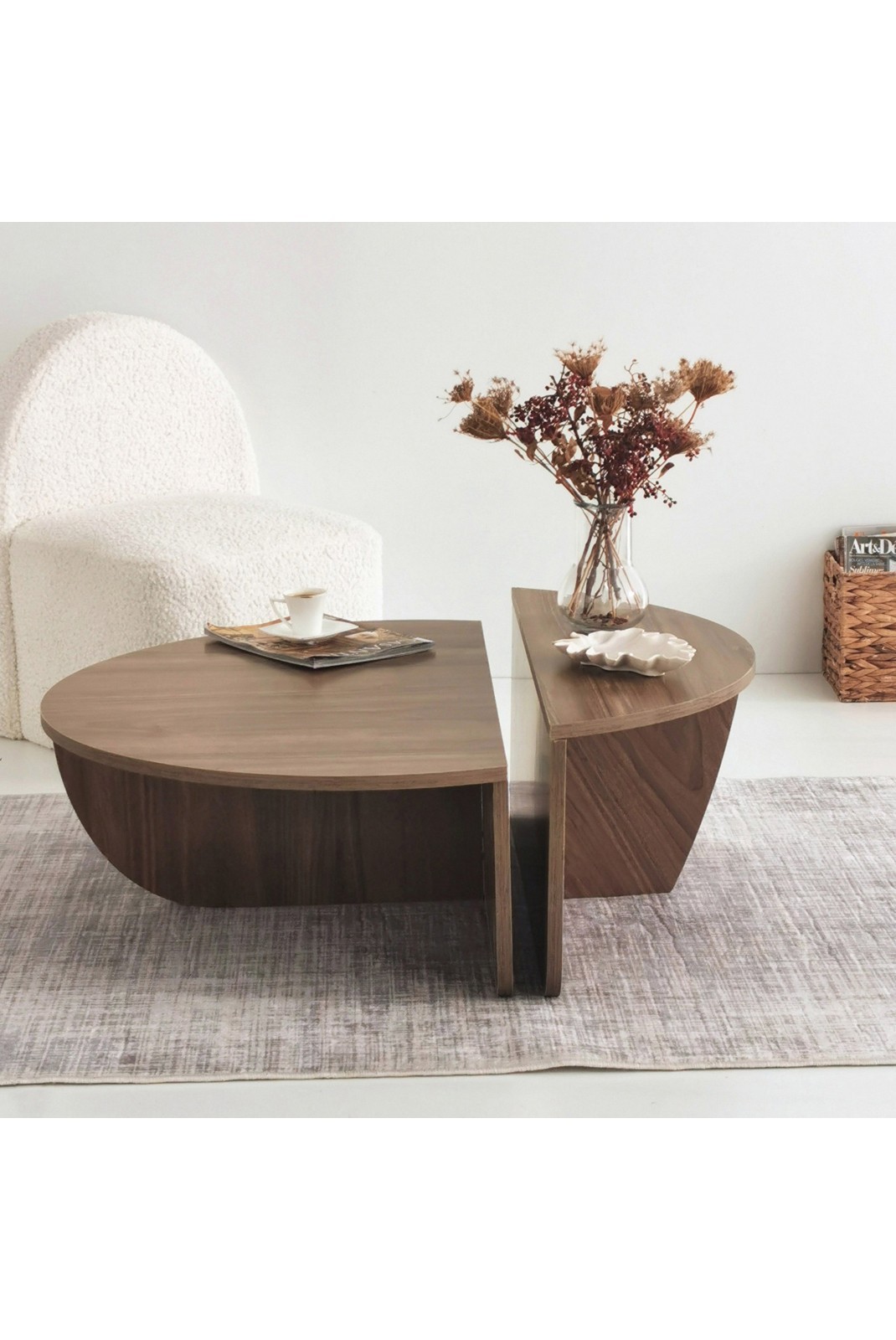 Table basse - Walnut - Podium - Walnut