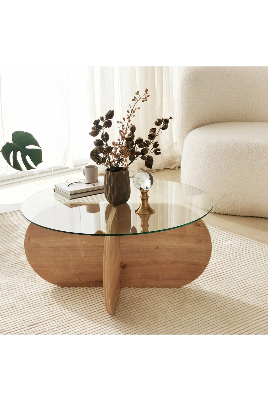 Table basse - Sapphire Oak - Bubble - Sapphire Oak