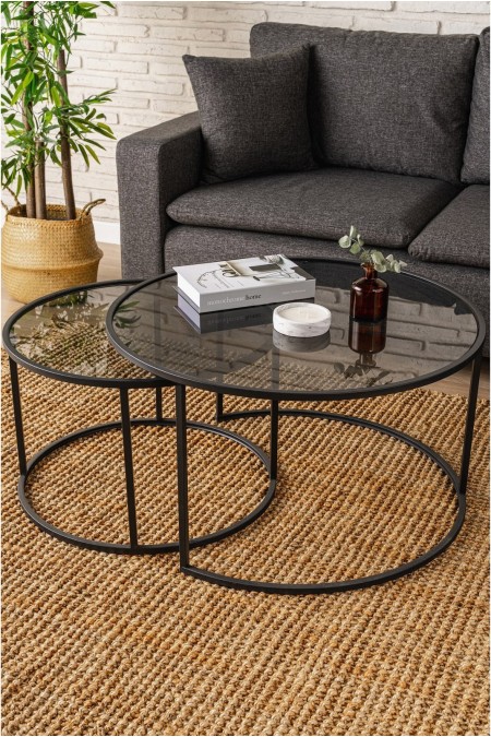 Ensemble de table basse - Black - Tokyo - Black