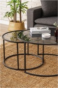 Ensemble de table basse - Black - Tokyo - Black