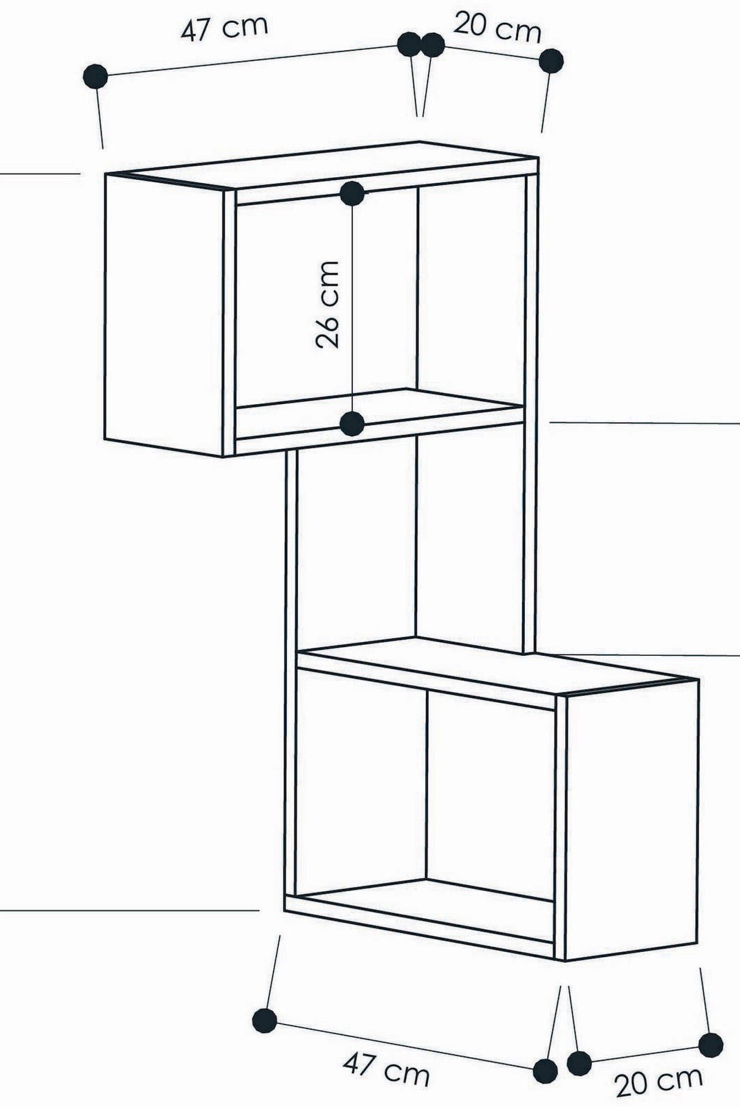 Étagère murale - White - Part - White