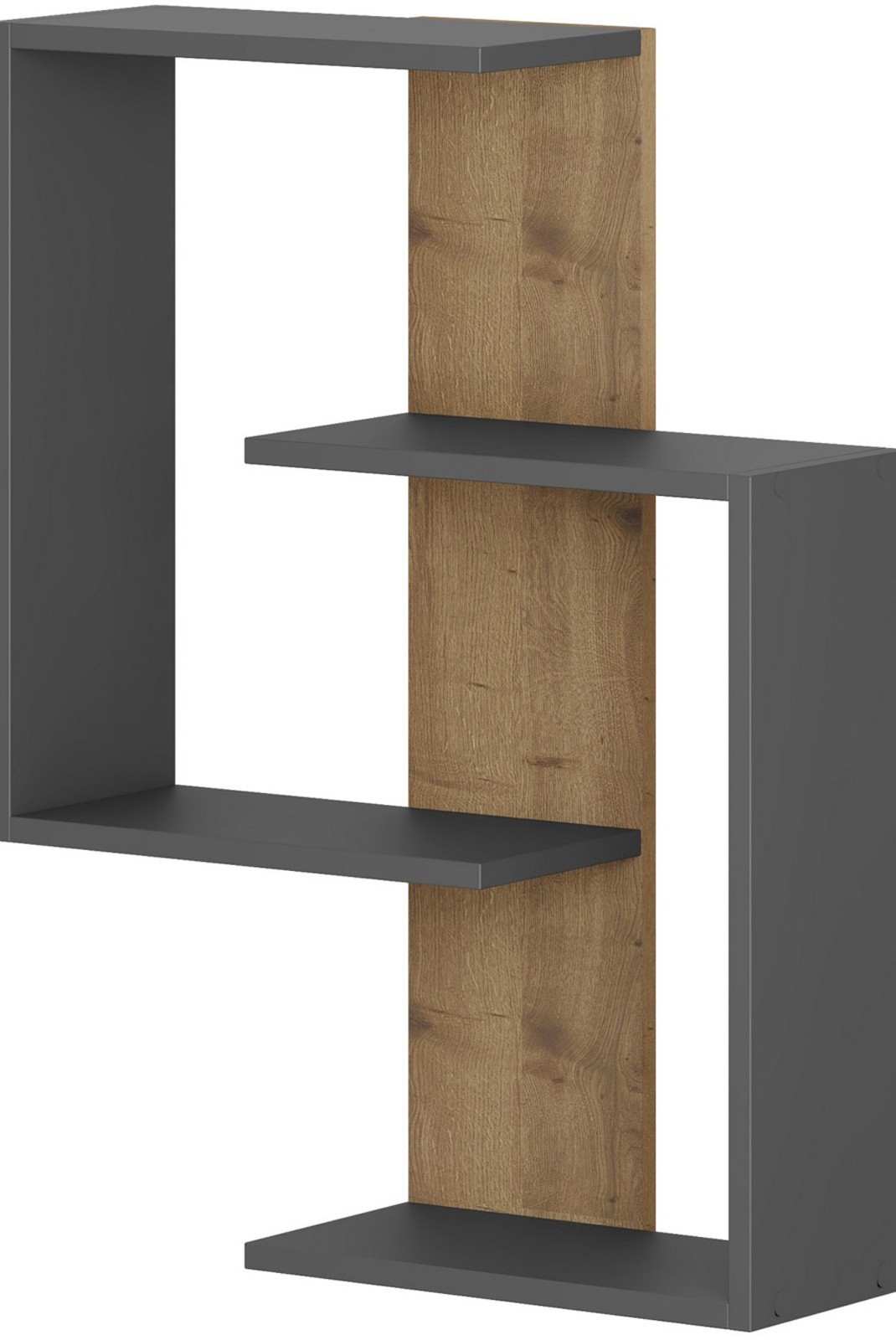 Étagère murale - Anthracite / Oak - Paranoid - Anthracite. Dark Oak