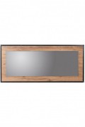 Miroir décoratif en aggloméré - Atlantic Pine / Black - Quantum ?dea 110