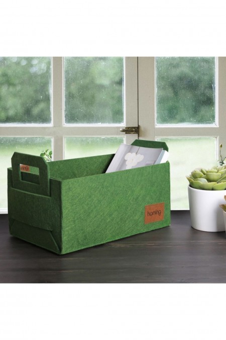 Panier en Feutre - Green - HMY - 6260