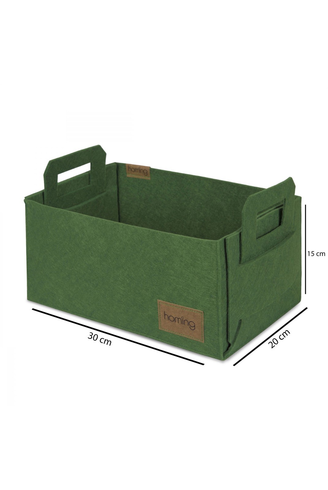 Panier en Feutre - Green - HMY - 6260