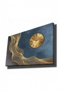 Horloge murale décorative en toile - Multicolore - 70x100 - 228CLA3669