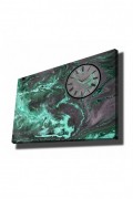 Horloge murale décorative en toile - Multicolore - 70x100 - 228CLA3680