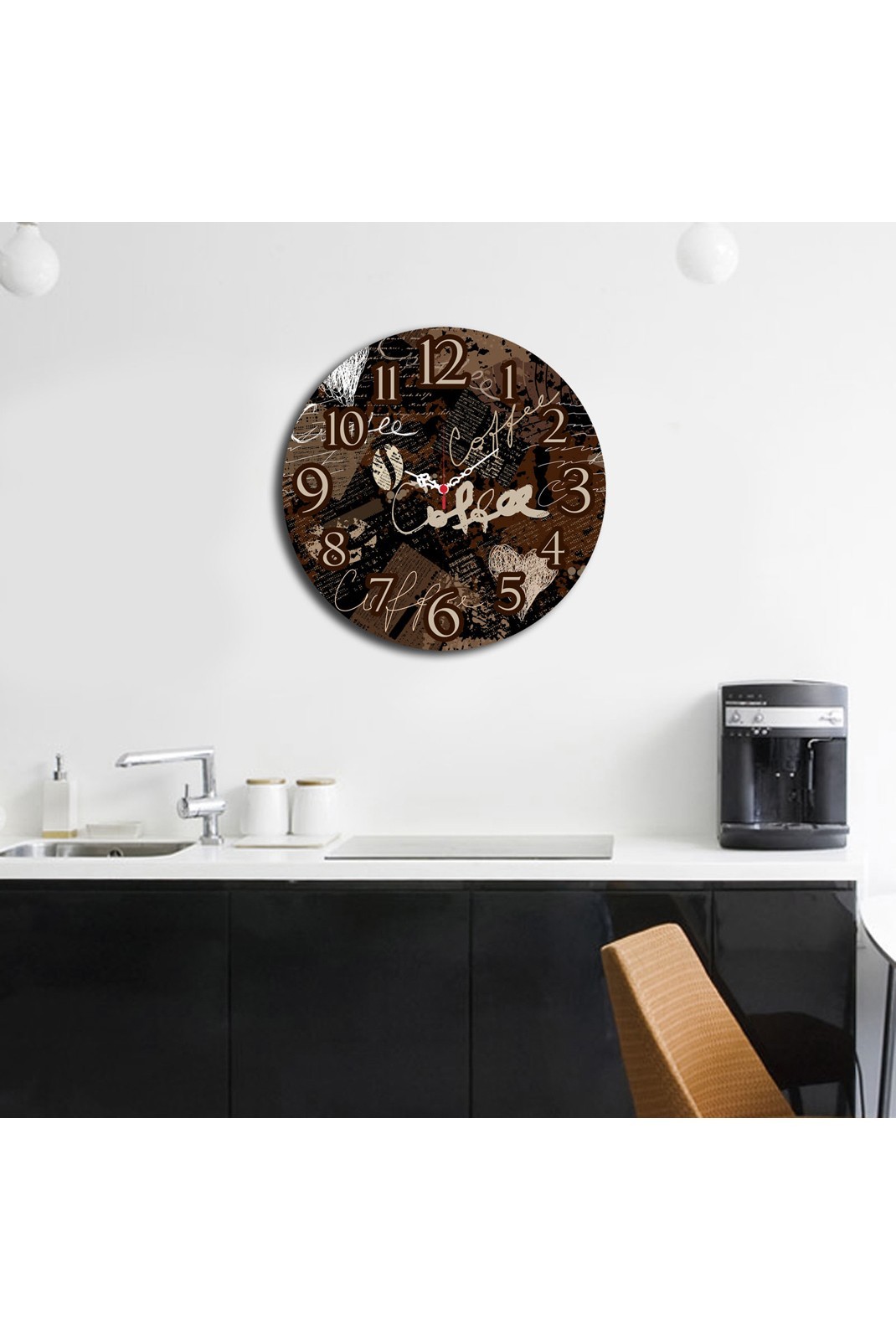 Horloge décorative en MDF - Multicolore - 40cm(Diamètre) - 238HMA3126