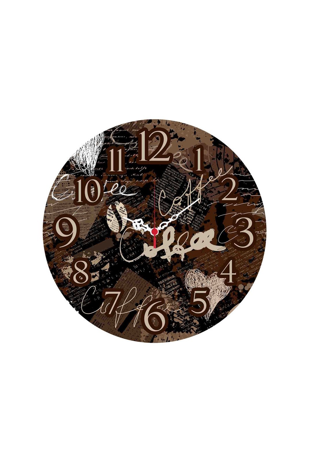 Horloge décorative en MDF - Multicolore - 40cm(Diamètre) - 238HMA3126